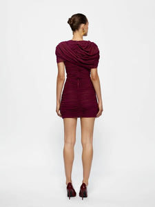 Effie Kats / Phoneix Mini Dress Burgandy