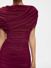 Load image into Gallery viewer, Effie Kats / Phoneix Mini Dress Burgandy
