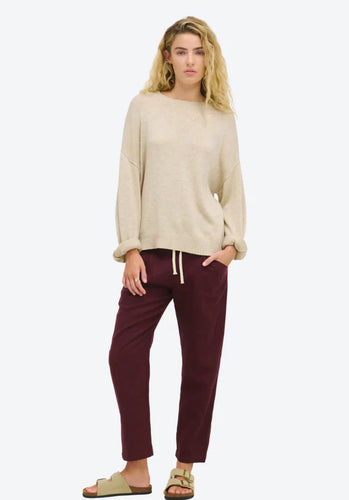 Little Lies / Luxe Linen Pant - Port