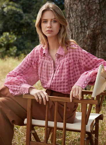 Esmaee | Paloma Shirt Fushia