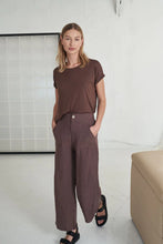 Load image into Gallery viewer, Little Lies | Jude Linen Pant Chocolate