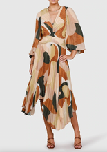 Load image into Gallery viewer, Retro Resort Pleated Midi Dress | MOS The Label